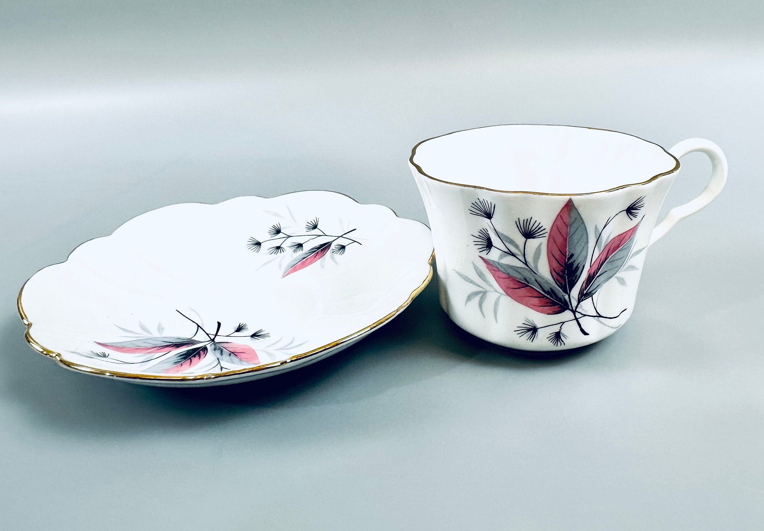 Vintage English Castle Bone China Teacup