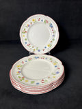 6 Johnson Brothers Fleurette Salad Plates