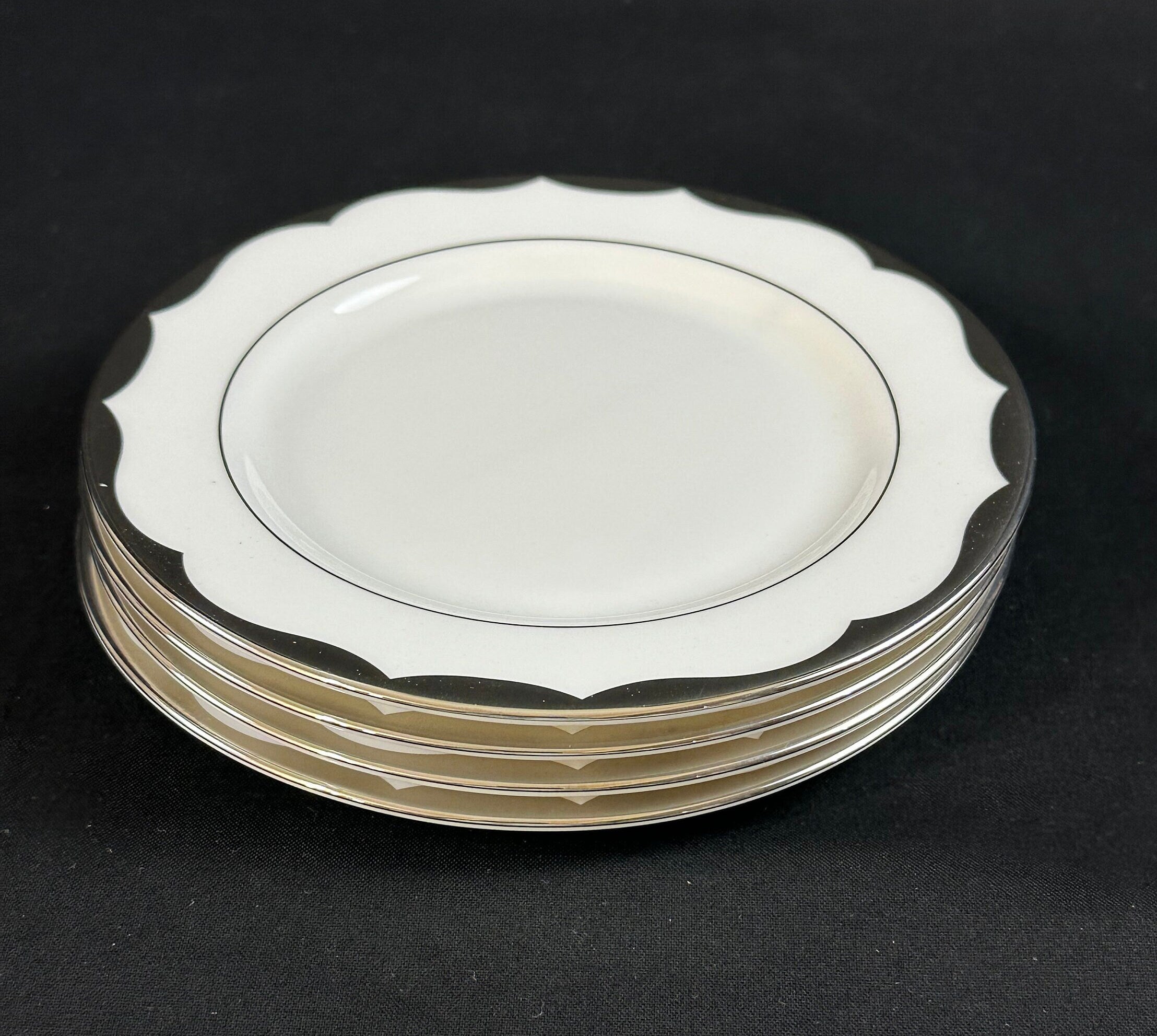 4 Kate Spade Trimble Place Bread/Dessert Plates by Lenox