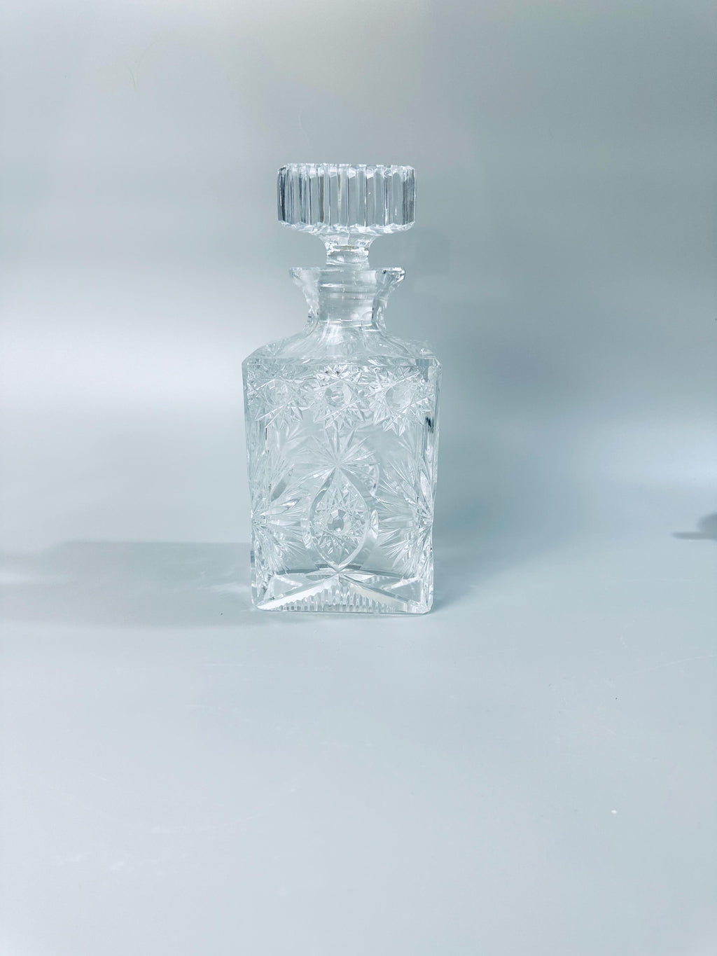 Antique Cut Crystal Spirits Decanter