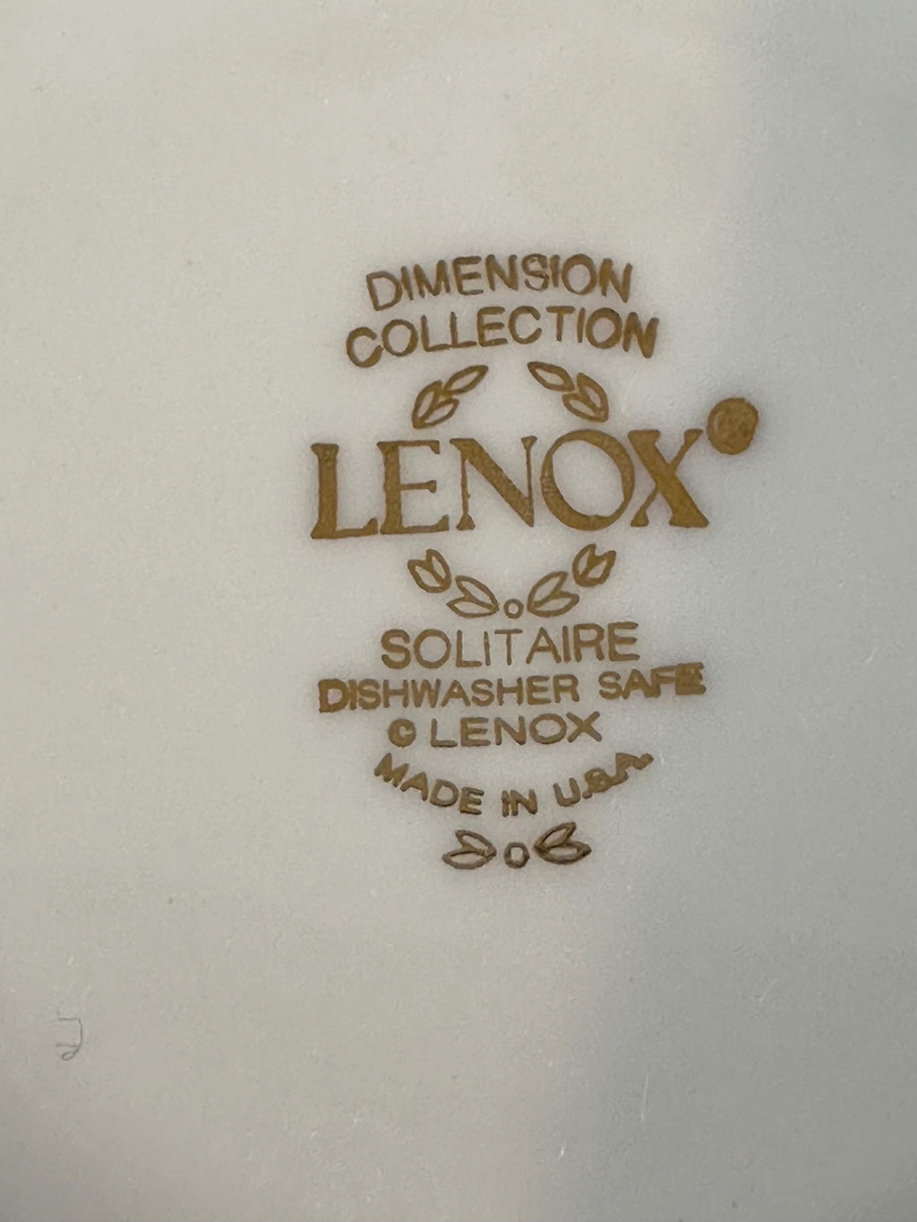 2 Lenox Solitaire Coffee Mugs