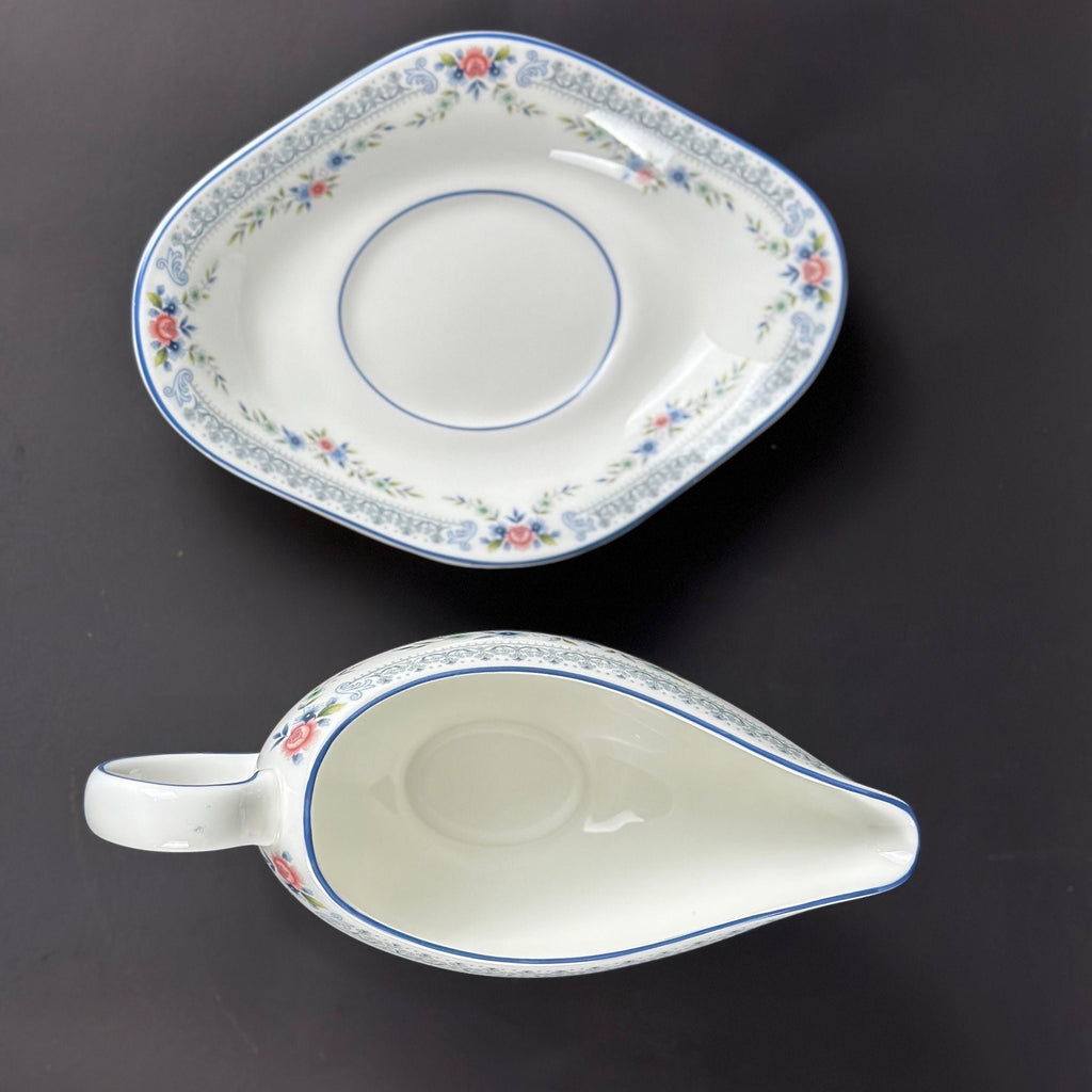 Wedgwood “Rosedale “ Gravey BoatWith Underplate