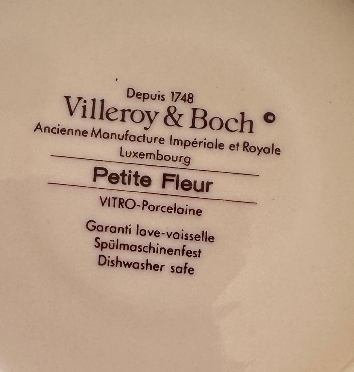 Villeroy and Boch Petite Fleur Sugar Bowl