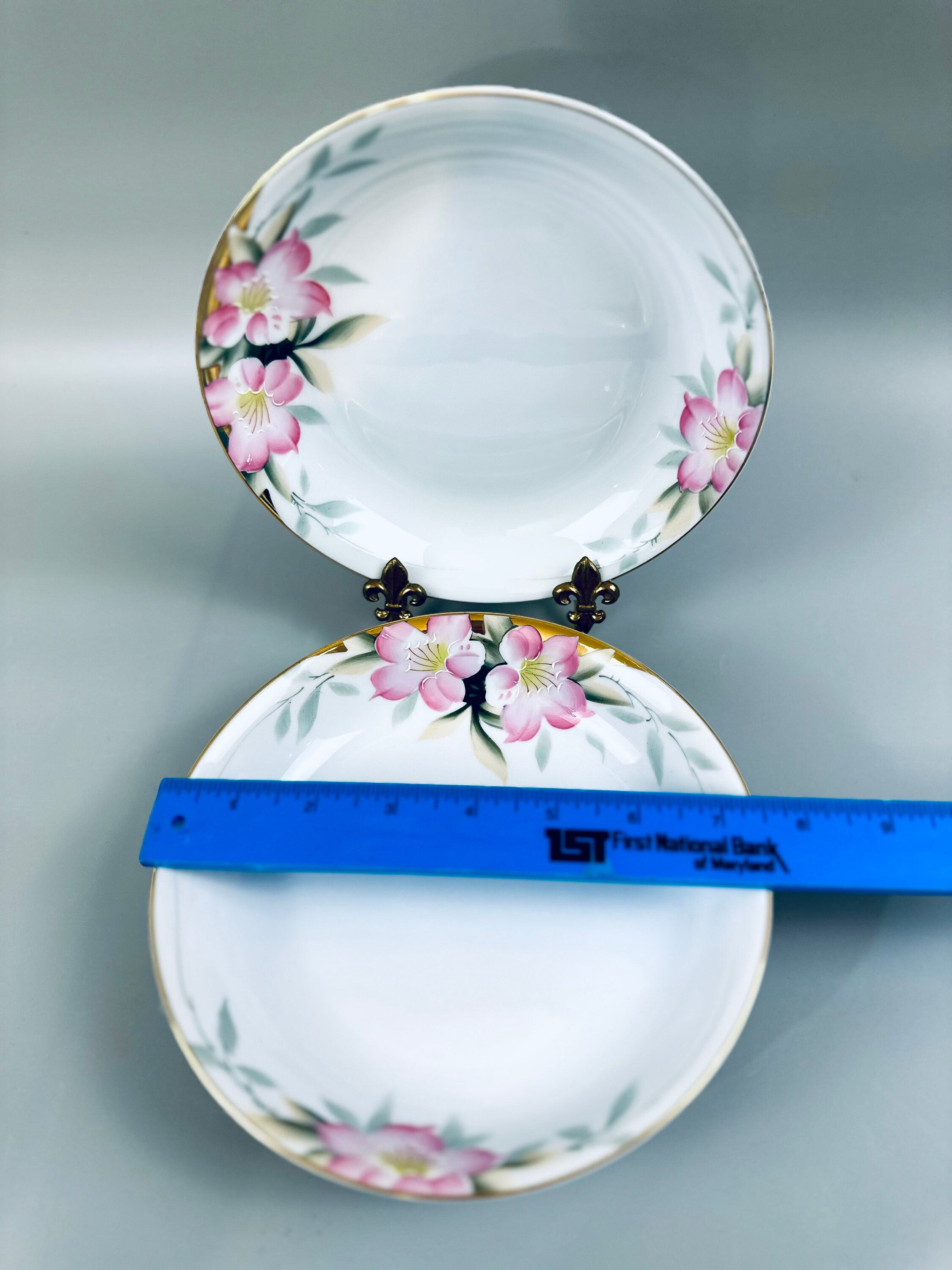 4 Noritake Azalea Soup Bowls