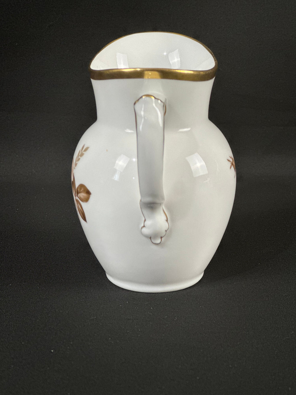 Royal Copenhagen Brown Rose Creamer