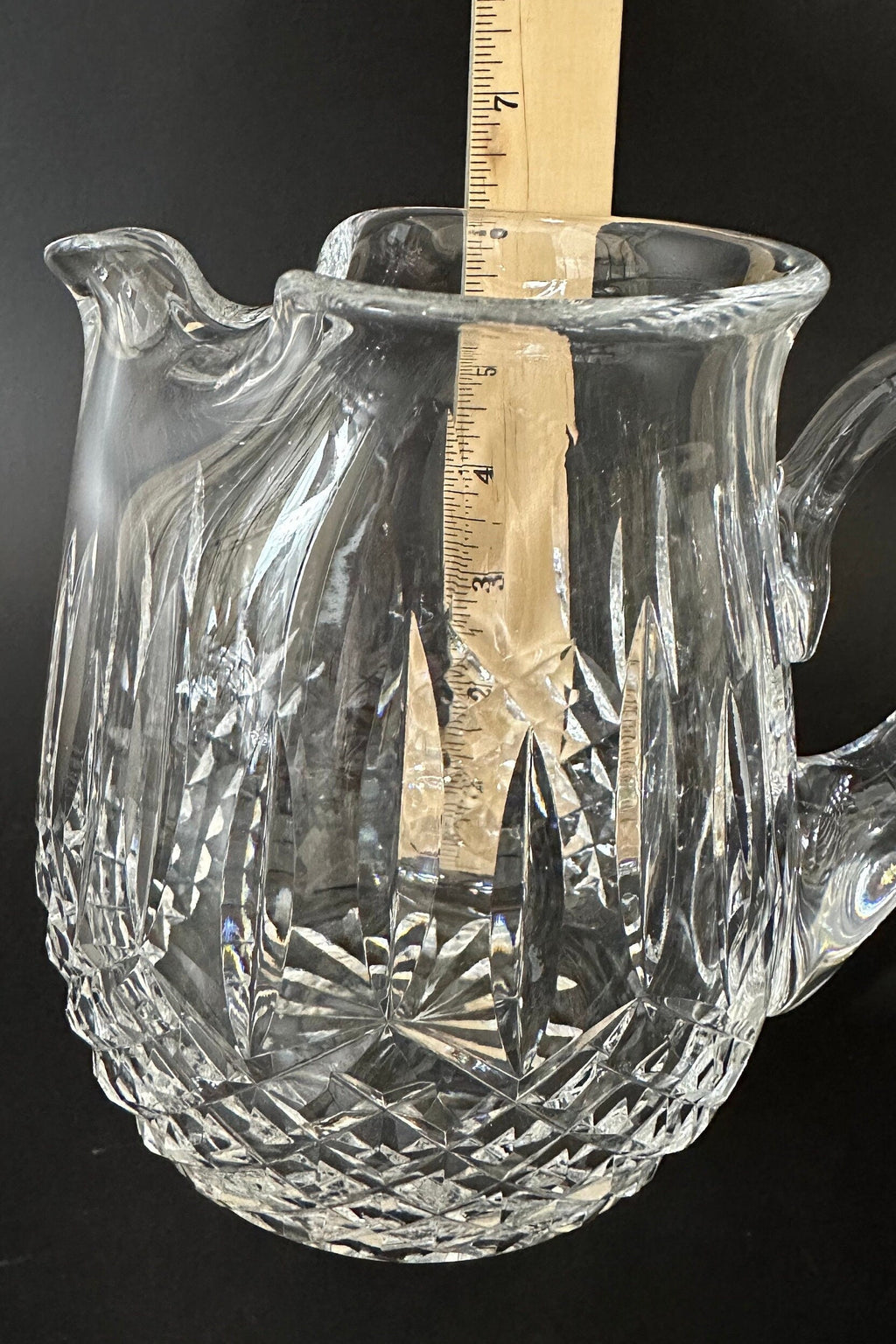 Waterford Crystal Pitcher in the Lismore Pattern