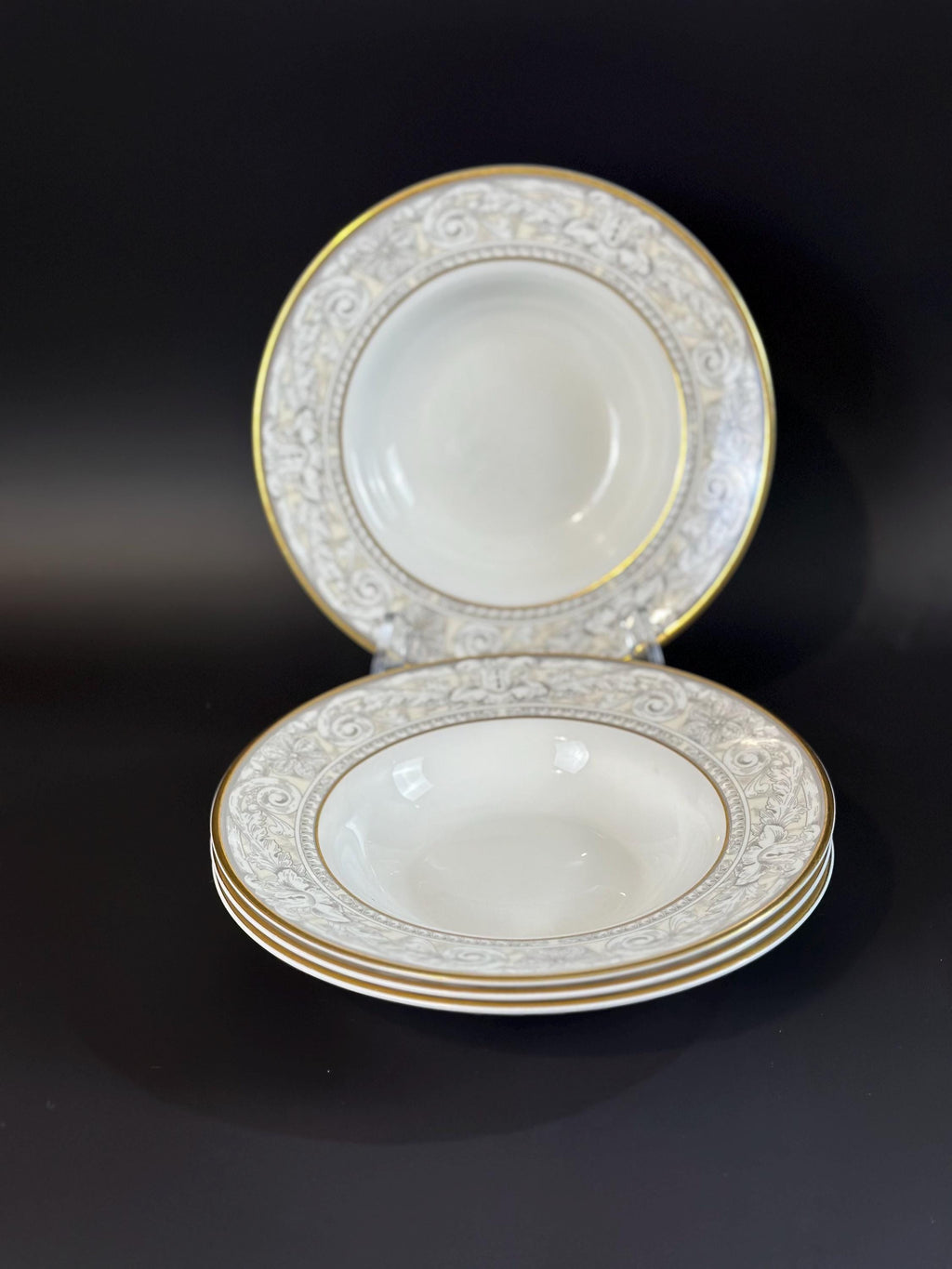 Four Royal Doulton Naples Soup Bowls