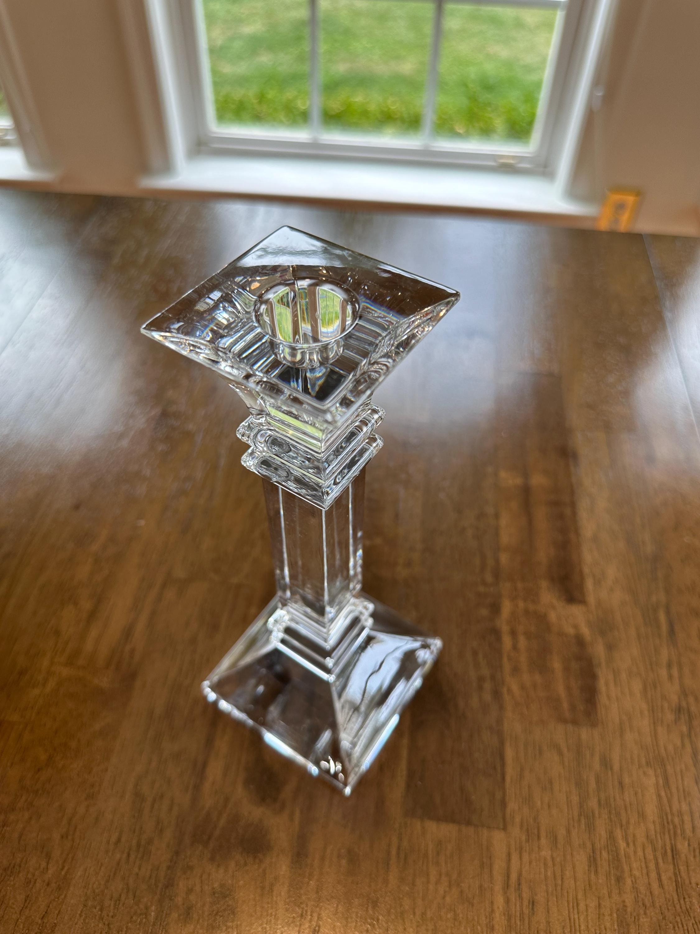 Waterford Treviso Tall Crystal Candlesticks