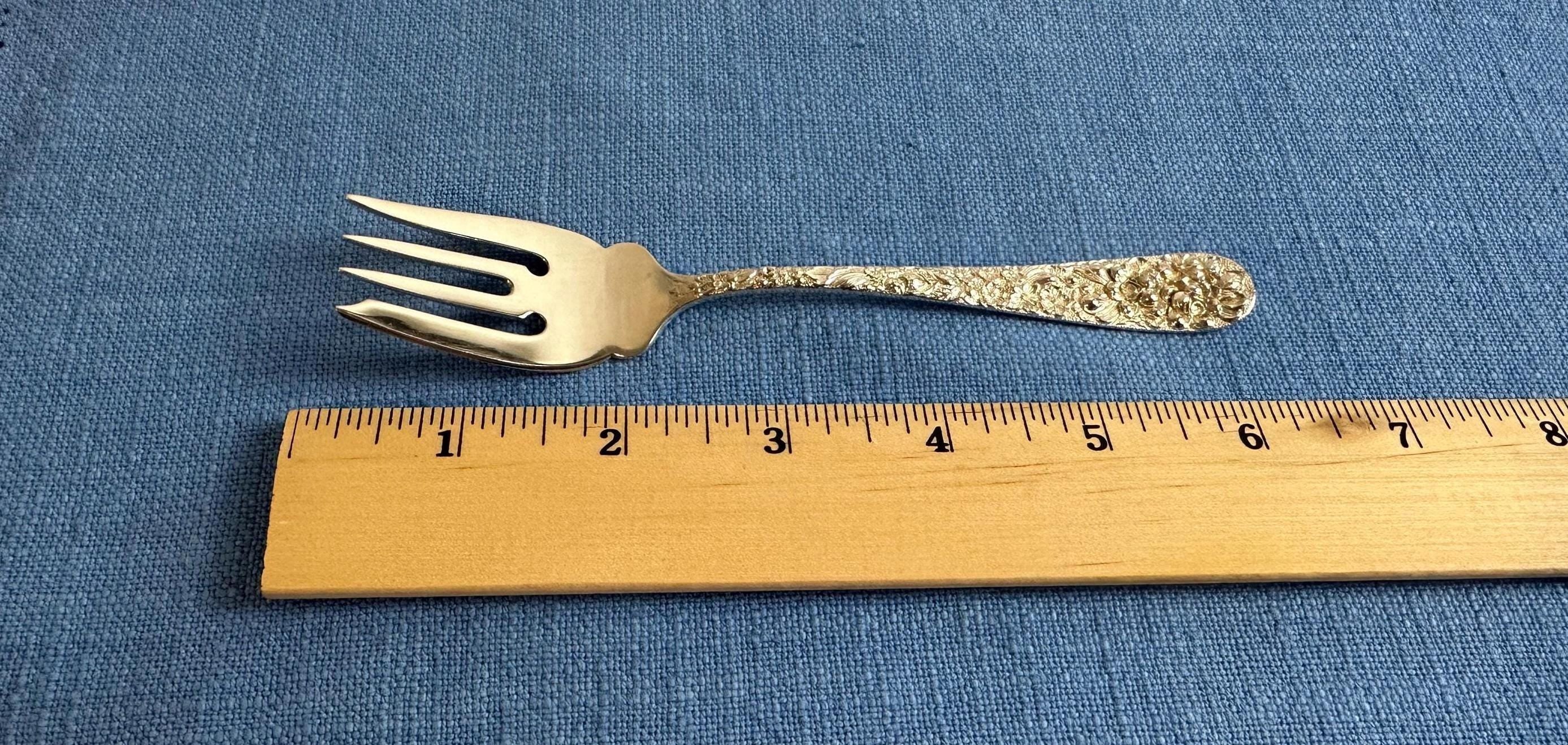 Stieff Rose Sterling Salad Fork