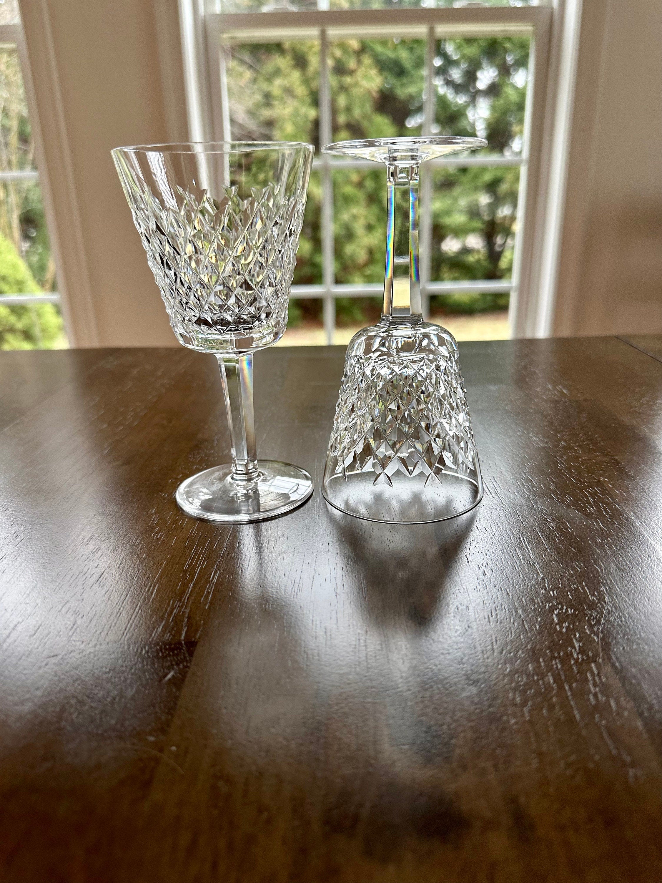 2 Waterford Crystal Alana Claret Glasses