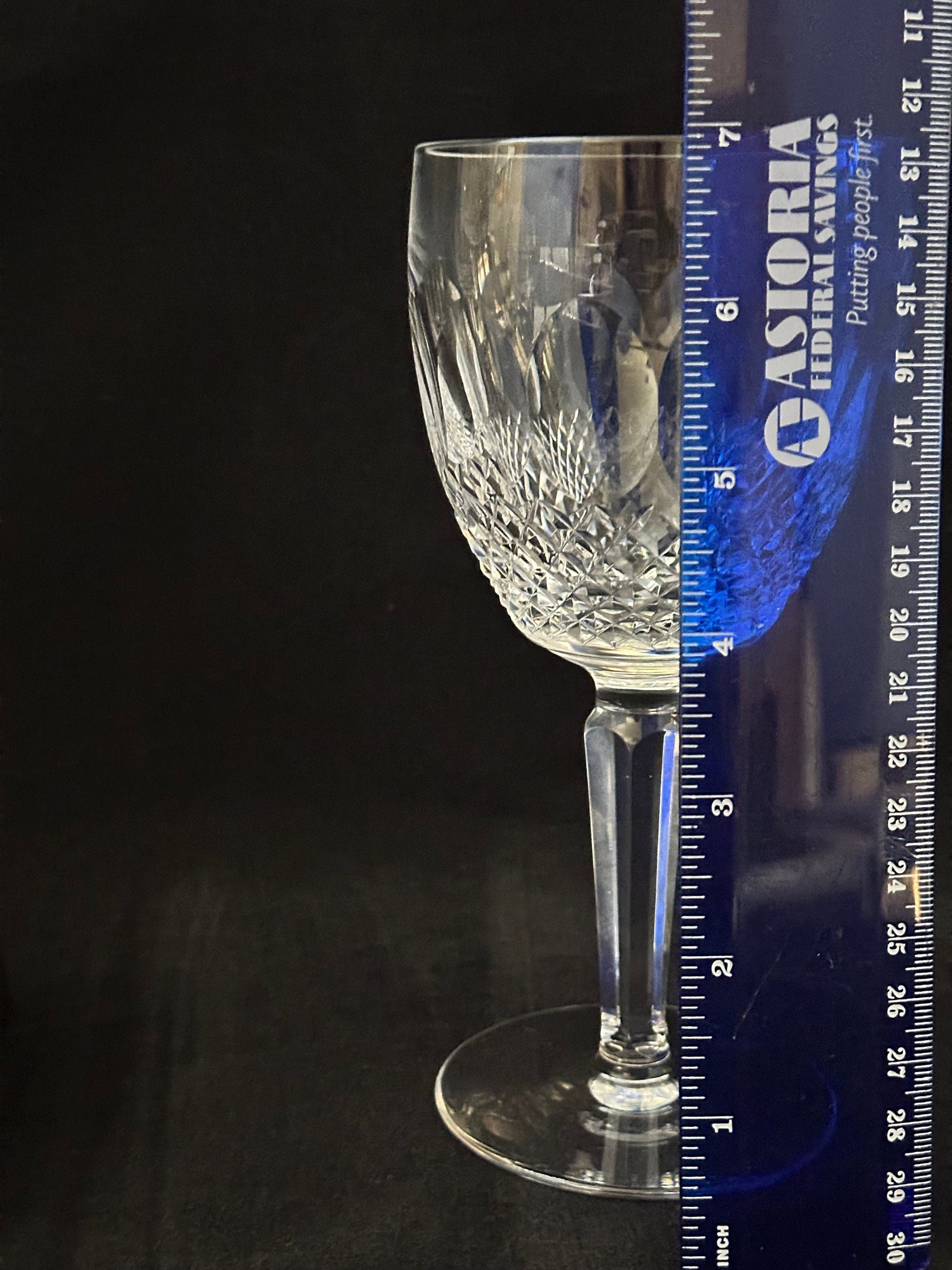 4 Waterford Crystal Tall Colleen Water Goblets