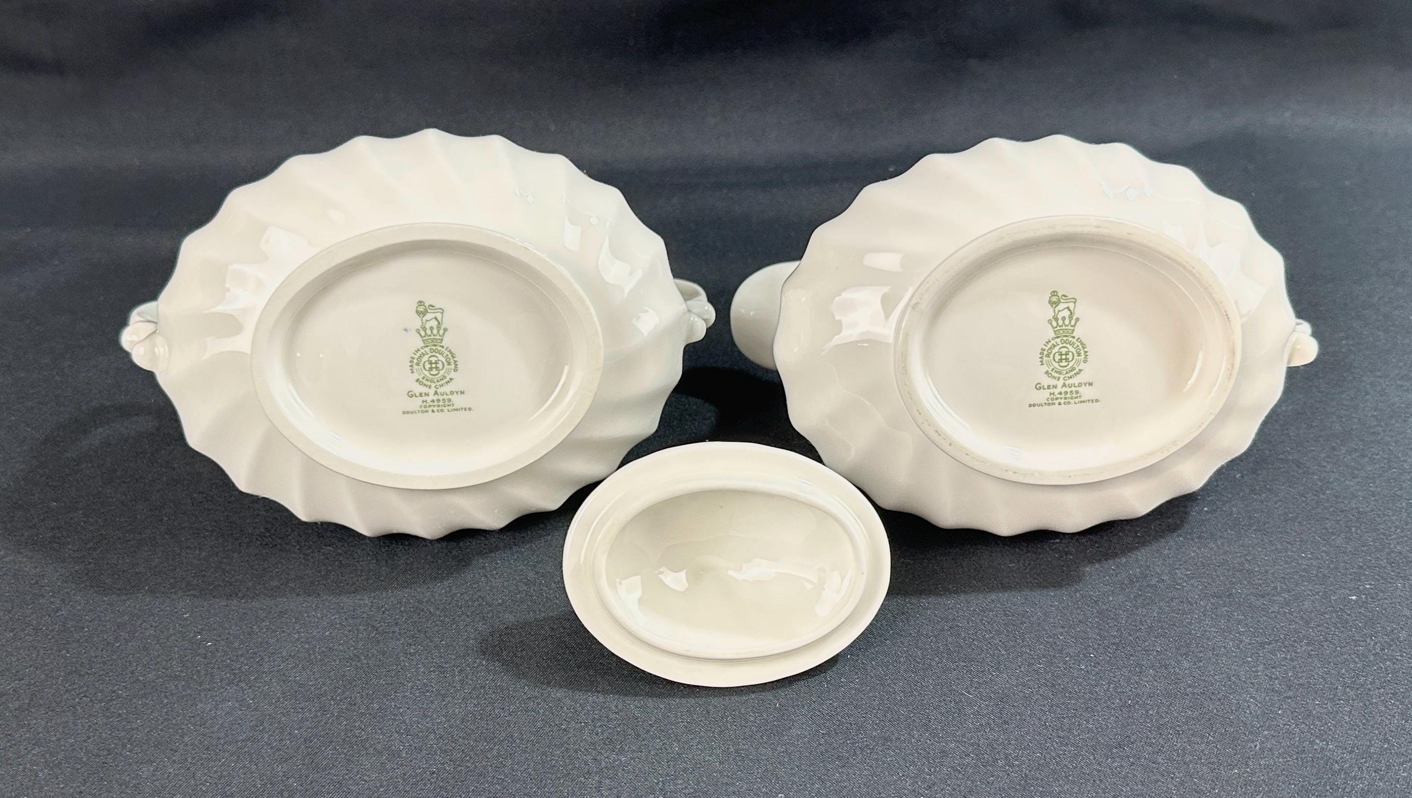 Royal Doulton Glen Auldyn Creamer and Sugar Bowl