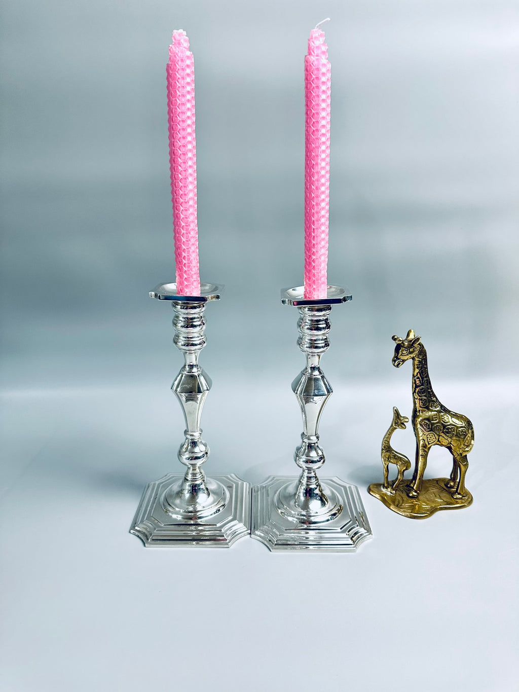 Redlich Sterling Silver Antique Candlesticks