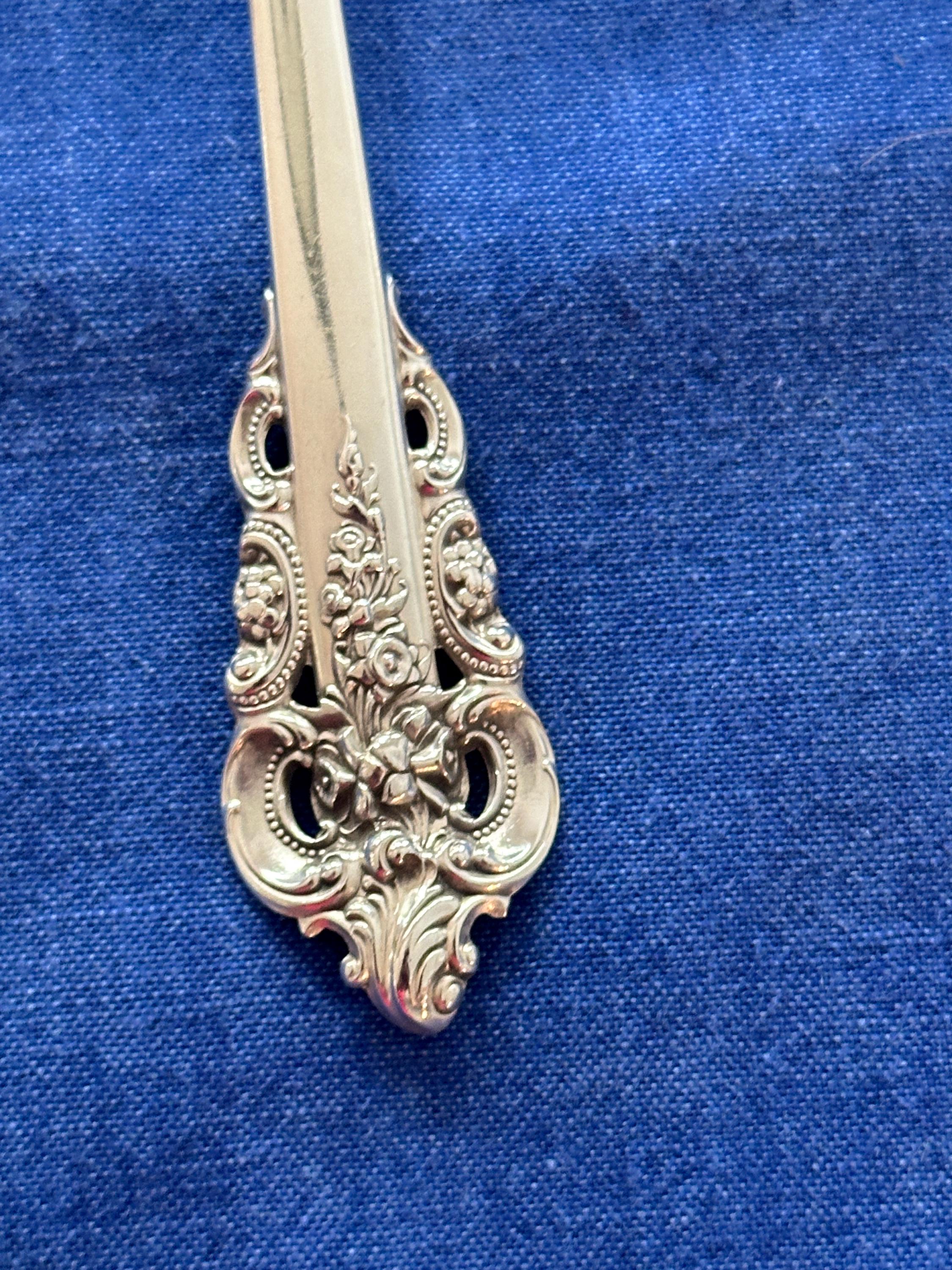 Wallace Grande Baroque Sterling  Salad Fork
