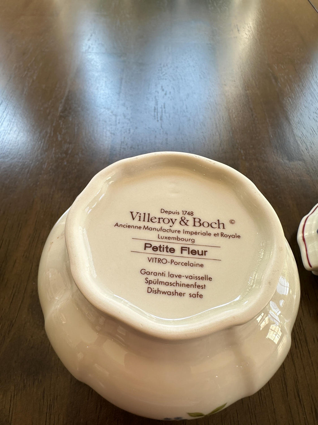 Villeroy and Boch Petite Fleur Sugar Bowl