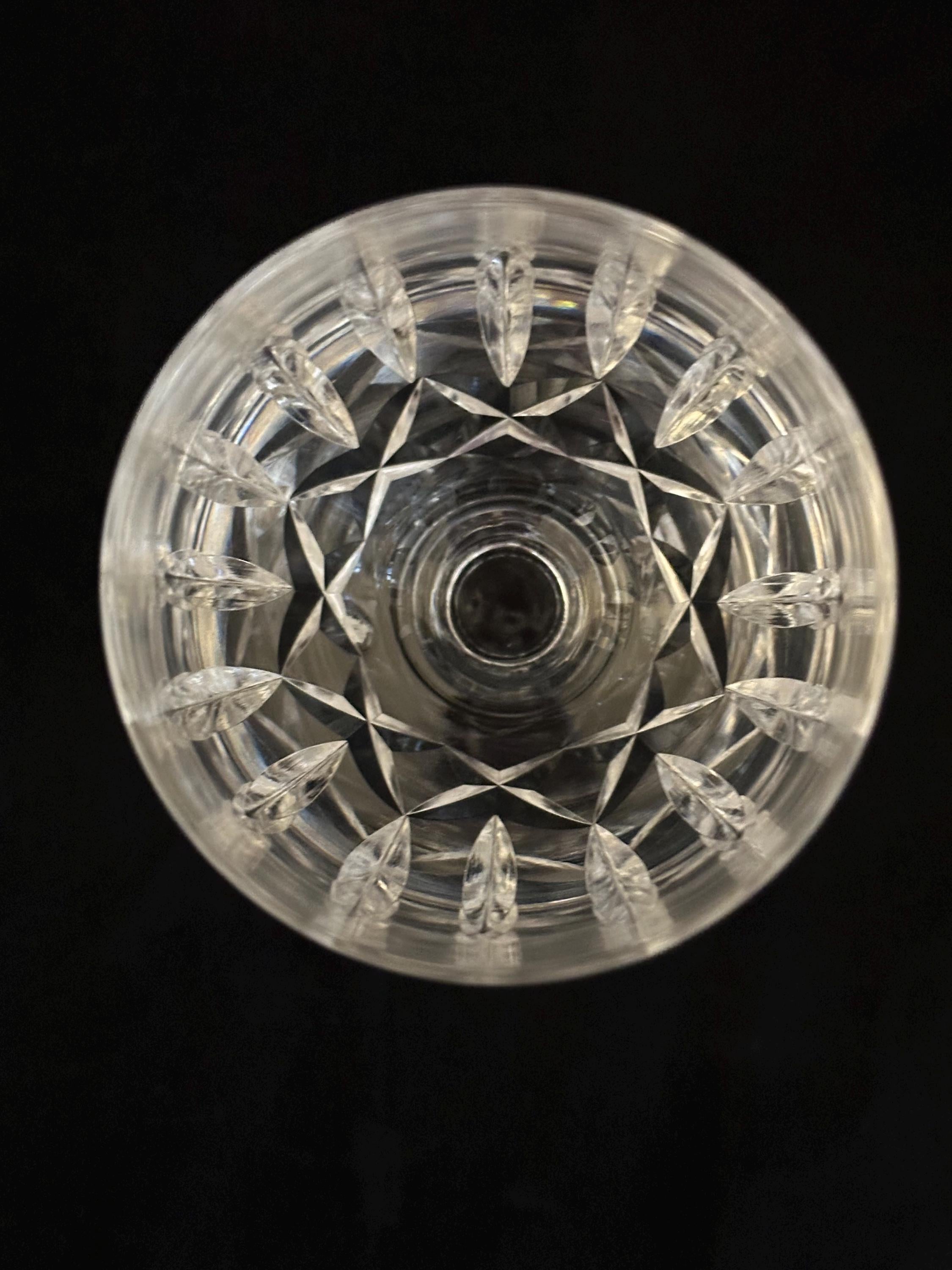 2 Waterford Crystal Kildare Claret Wine Glasses