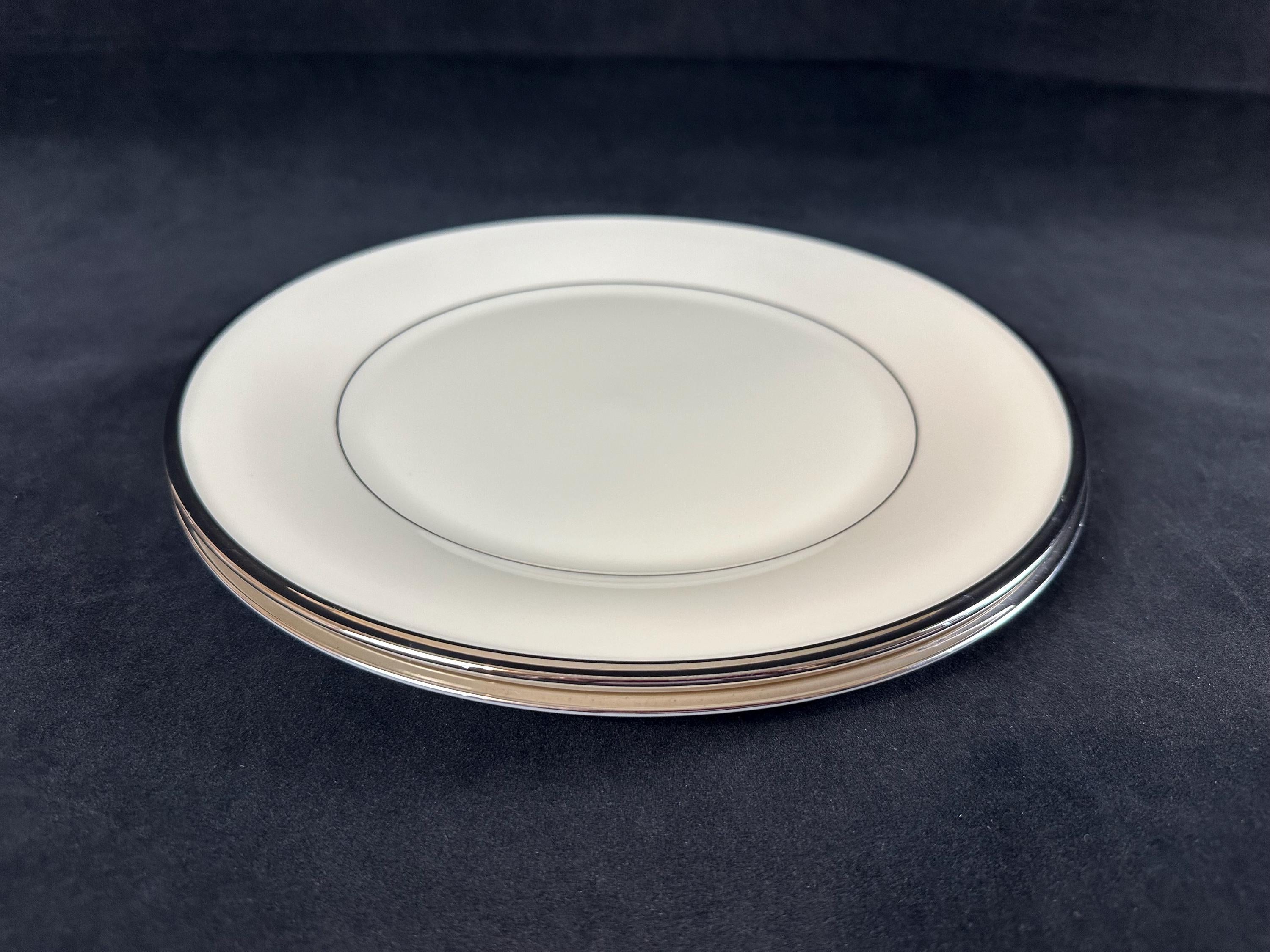 2 Lenox Solitaire Dinner Plates