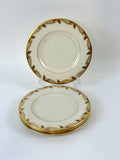 4 Lenox Essex Maroon Bread Plates