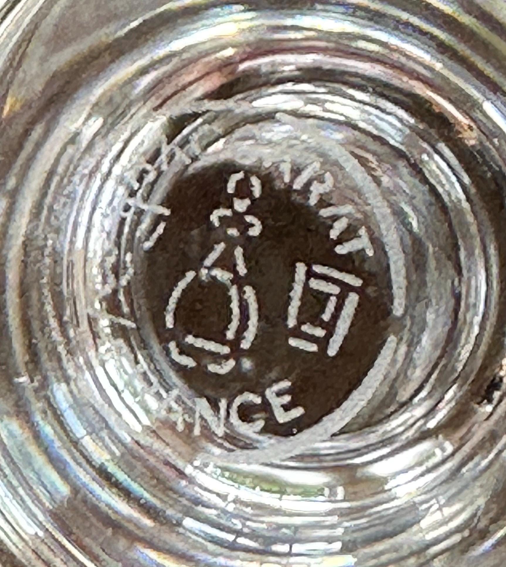 12 Baccarat Crystal Champagne Glasses Provence Pattern