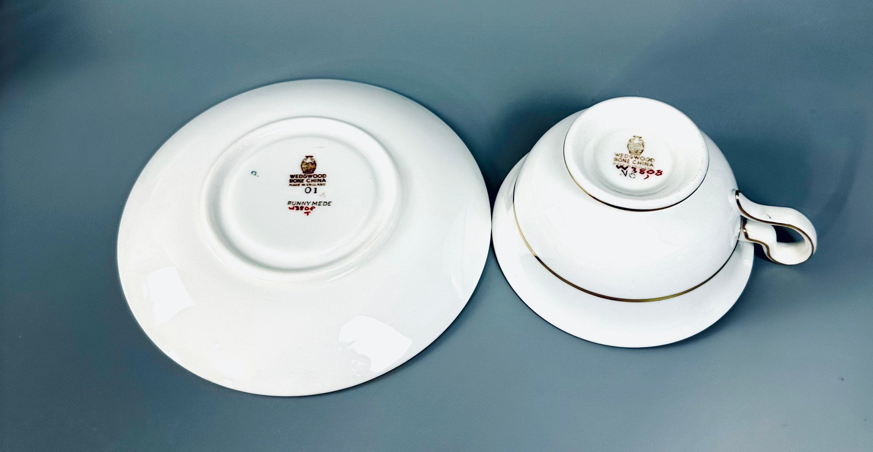 Wedgwood Runnymede Turquoise Teacup and Saucer