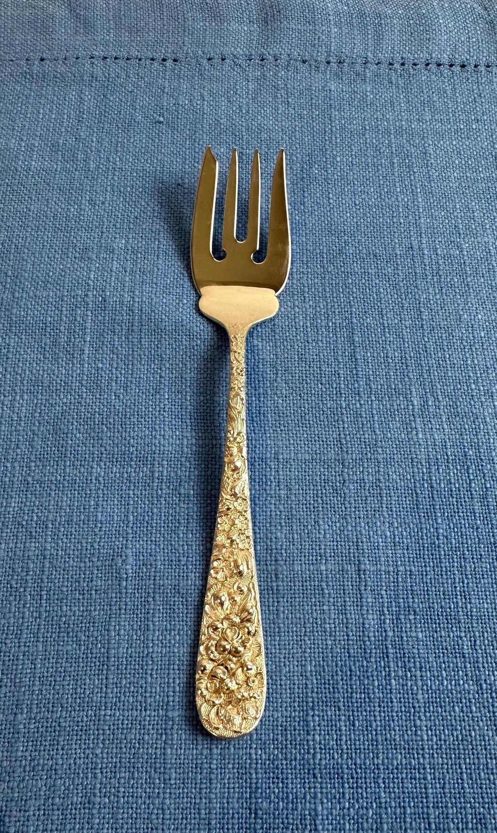 Stieff Rose Sterling Salad Fork