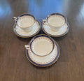 3 Aynsley Leighton Teacups and Saucers
