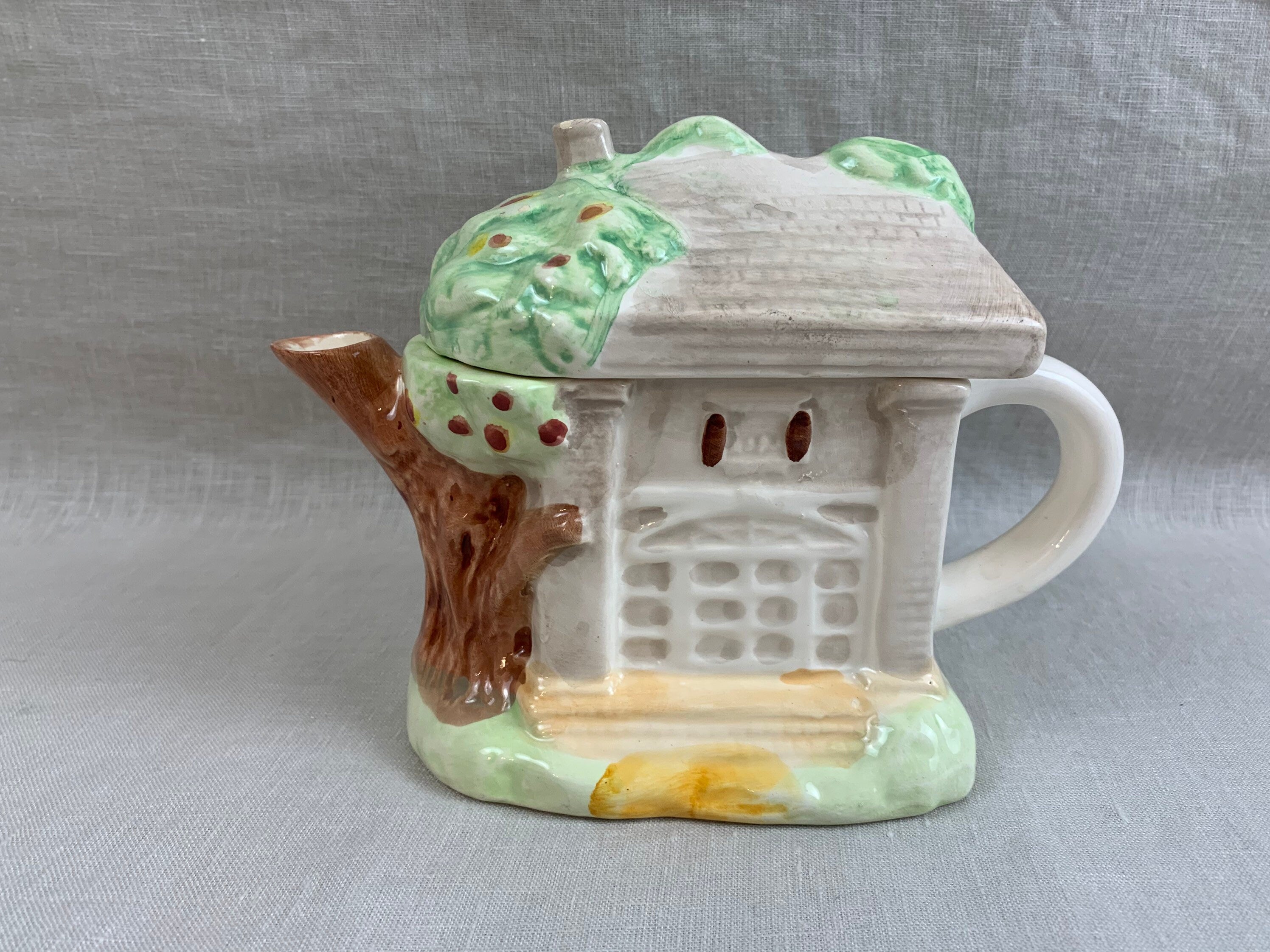 Vintage Treehouse Collectible Teapot
