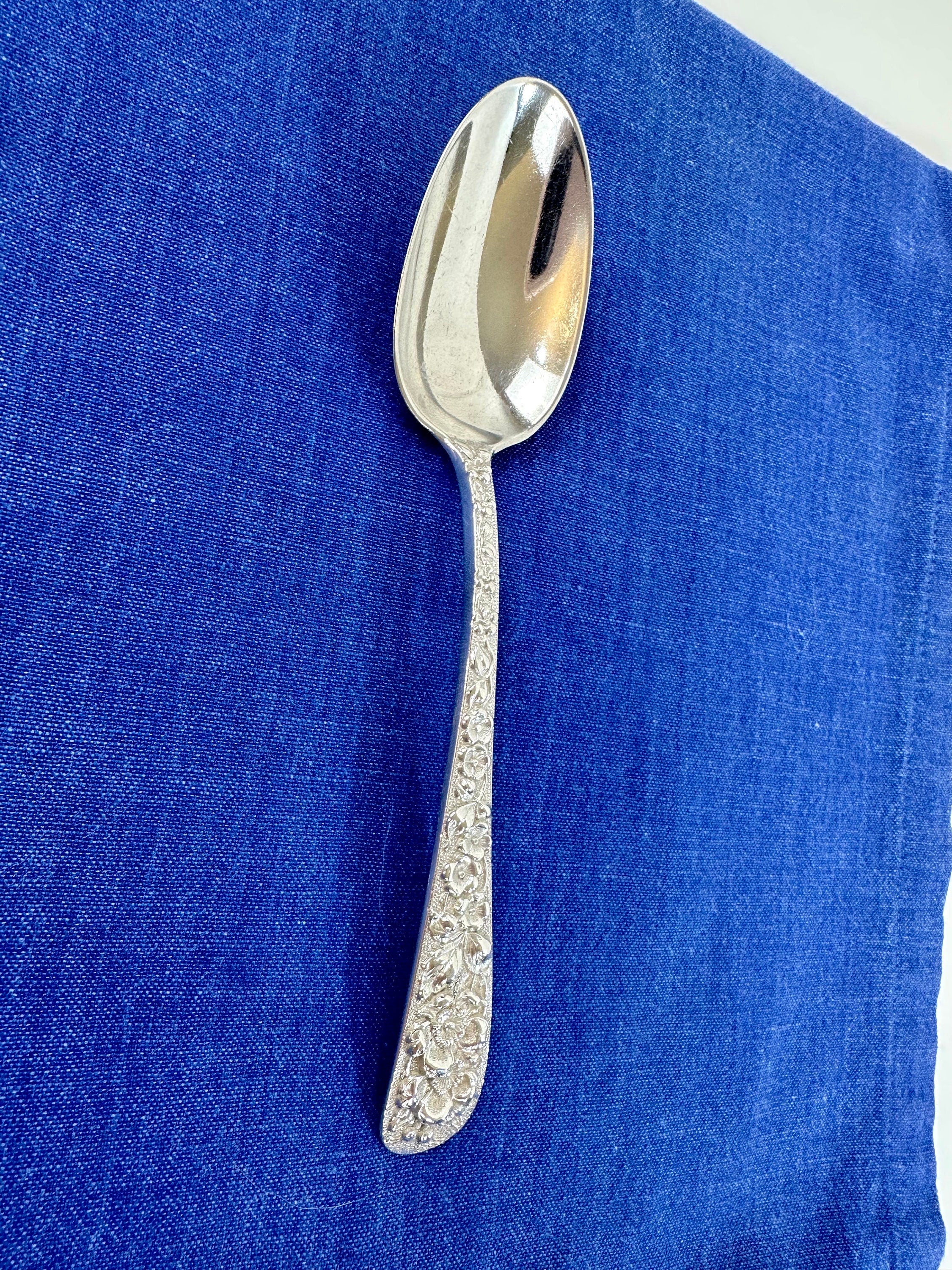 Stieff Forget Me Not Sterling Teaspoons
