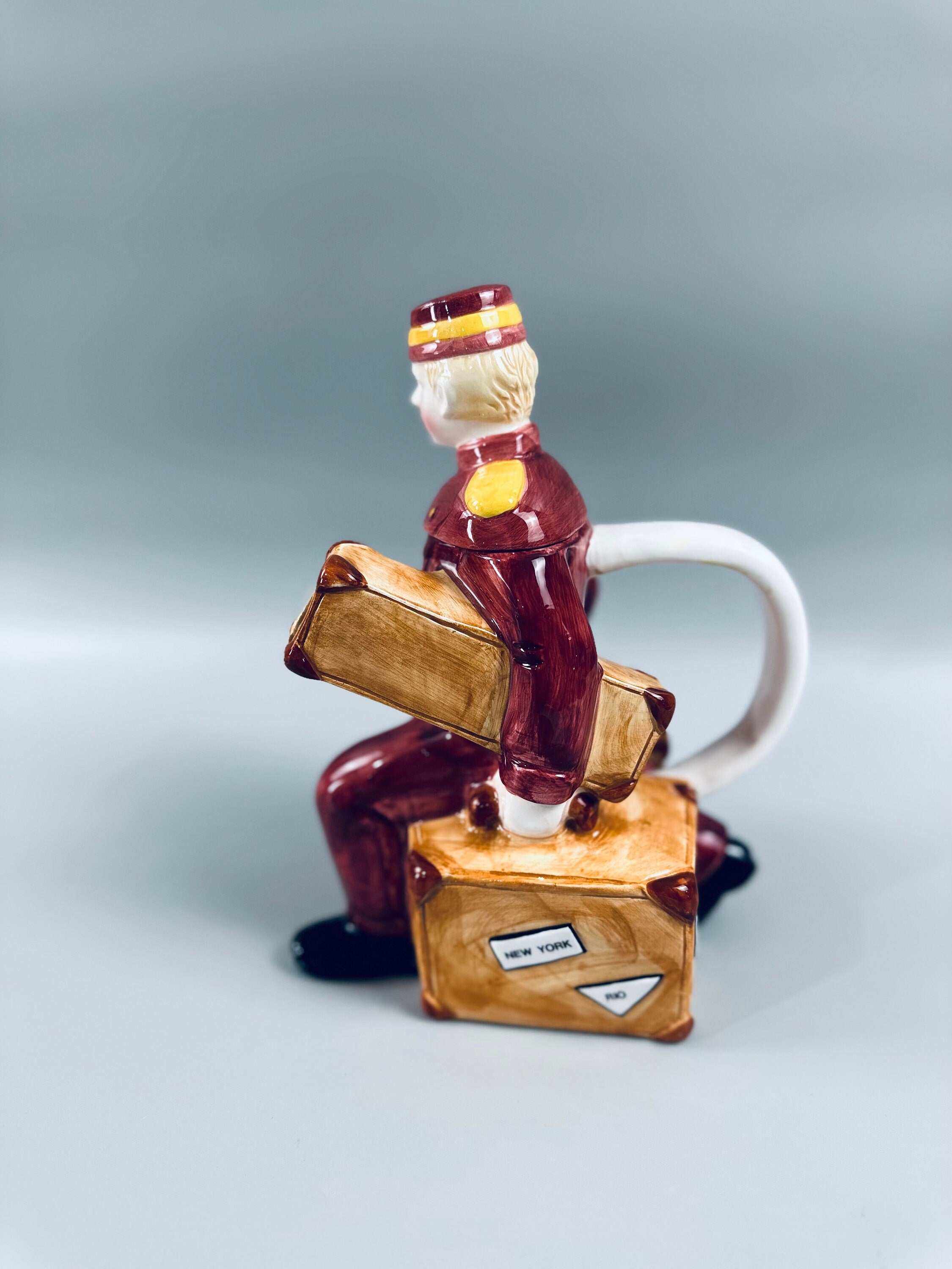 Adorable Bellhop Teapot