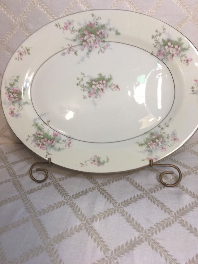 Theodore Haviland 14” platter Apple Blossom