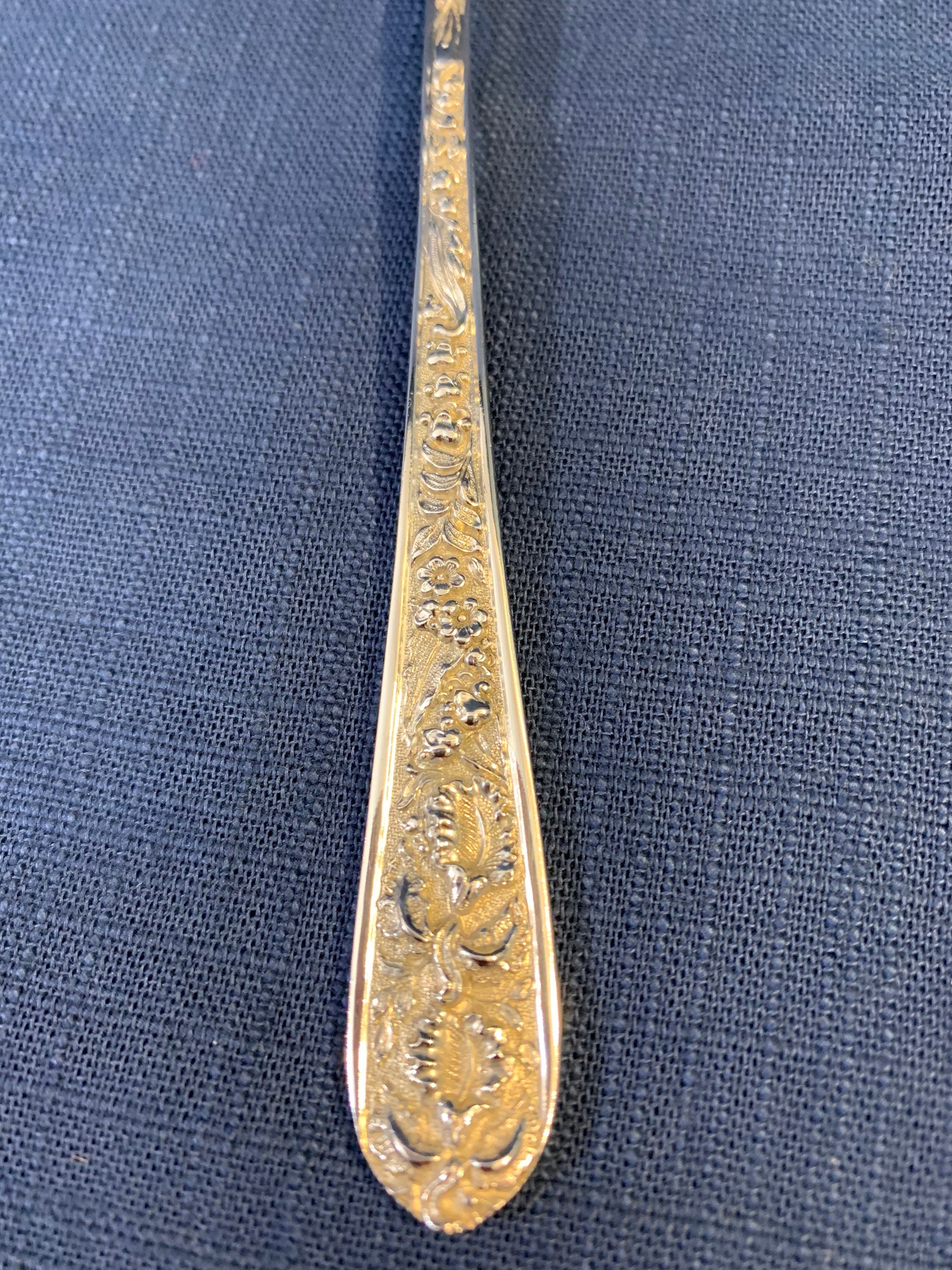 Stieff Corsage Sterling Silver Pickle Olive Fork