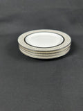 4 Katie Spade Pearl Beads Bread Plates by Lenox