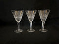 3 Waterford Glenmore Water Goblets