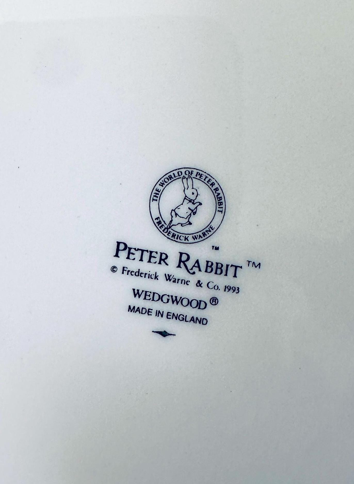 Wedgwood Peter Rabbit Alphabet Plate