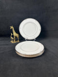 4 Lenox Federal Platinum Accent Luncheon Plates