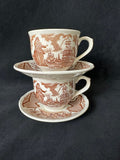 2 Fairwinds Teacups and Saucers