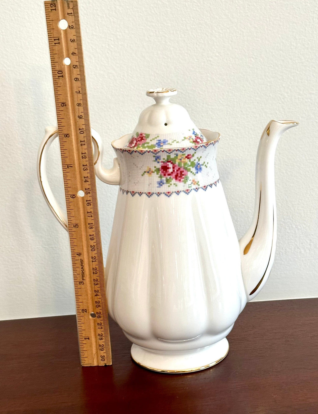 Royal Albert Petite Point Coffee Pot