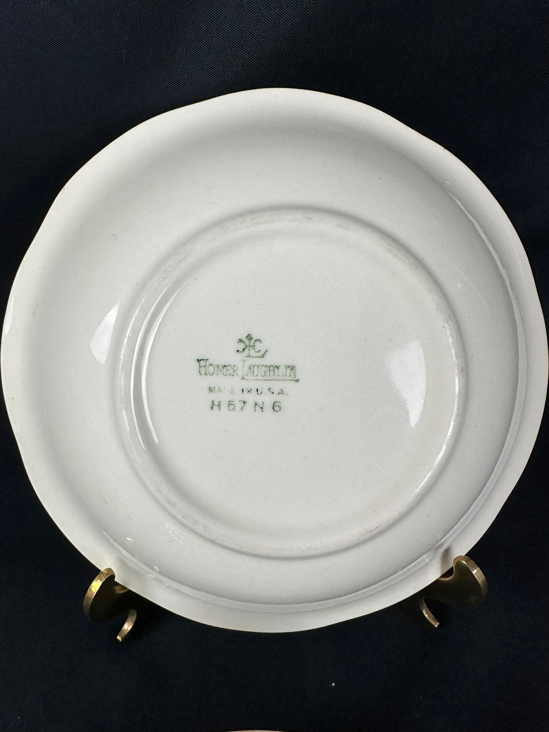 4 Homer Laughlin Dogwood Liberty Fruit/Dessert Bowls