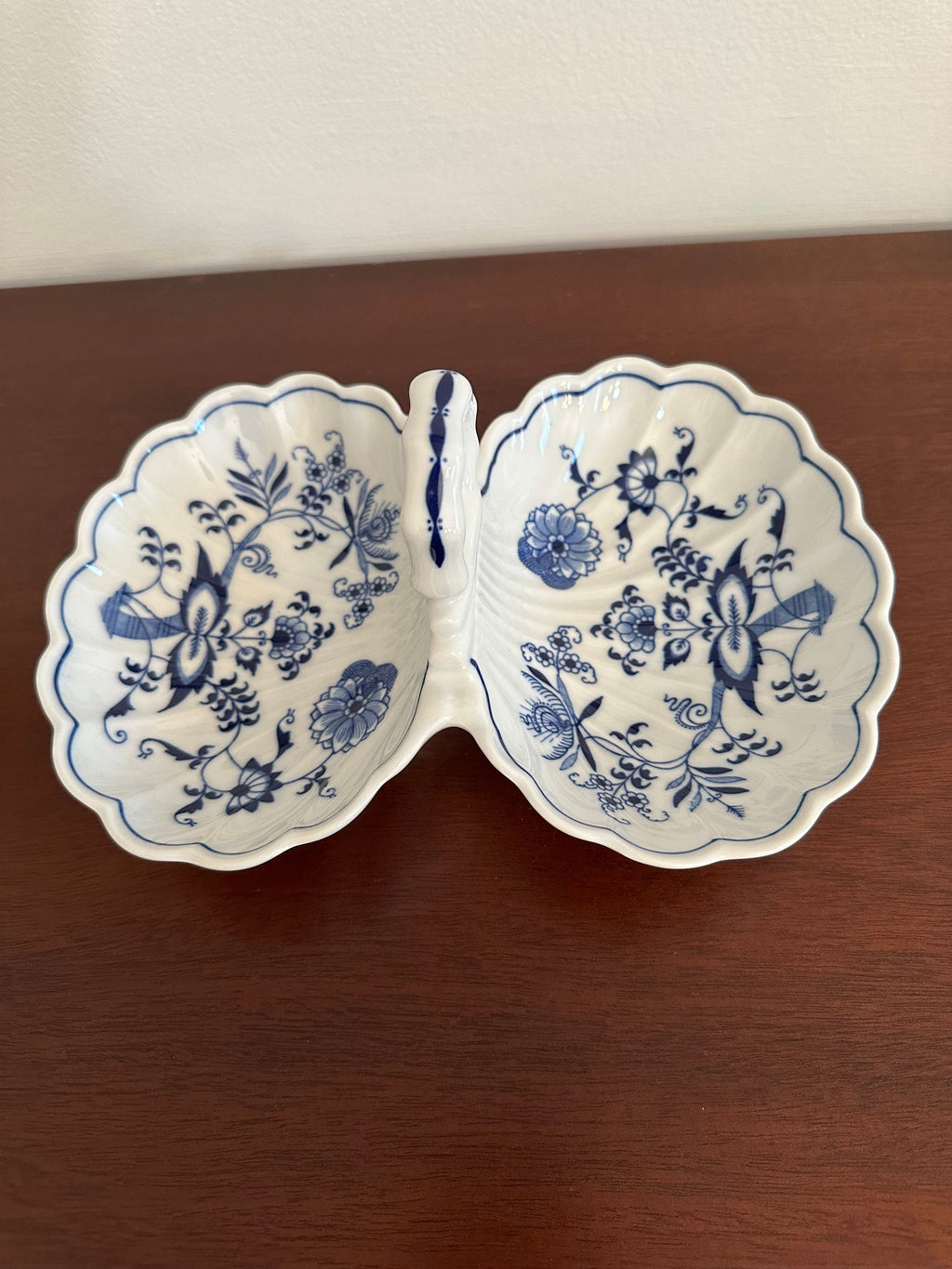 Blue Danube 2 part Relish with Handle Larger Size