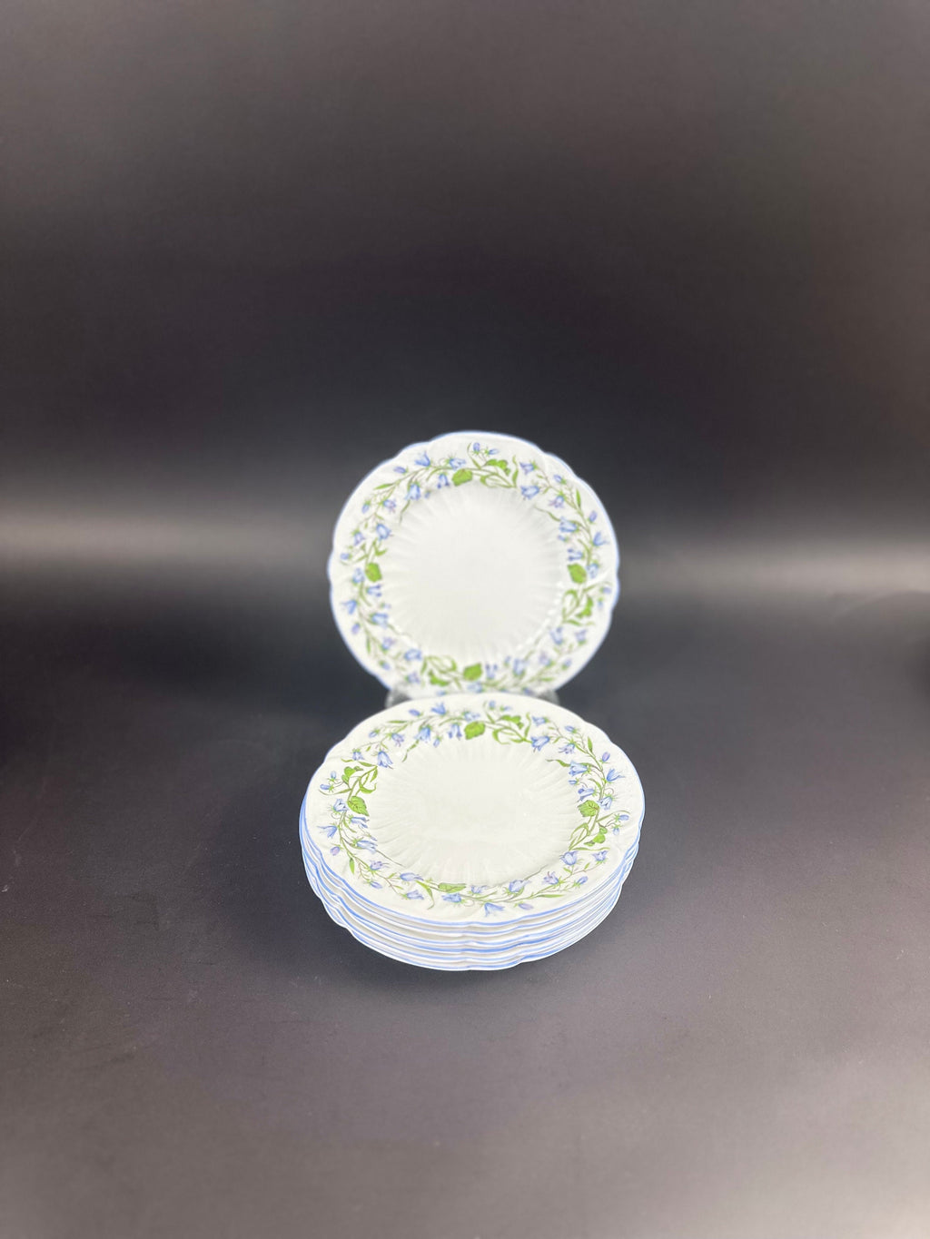 7 Shelley Harebell Dessert/Pie Plates
