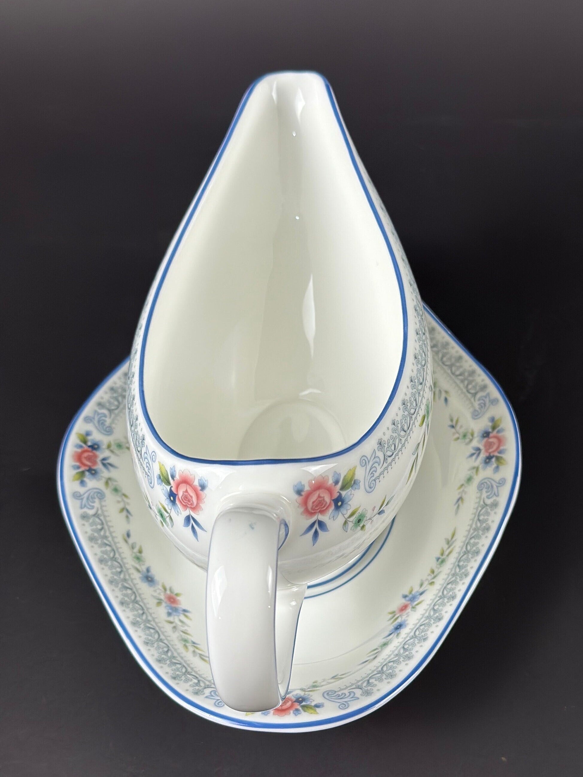 Wedgwood “Rosedale “ Gravey BoatWith Underplate