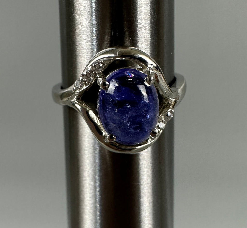Tanzanite and Sterling Silver Ring