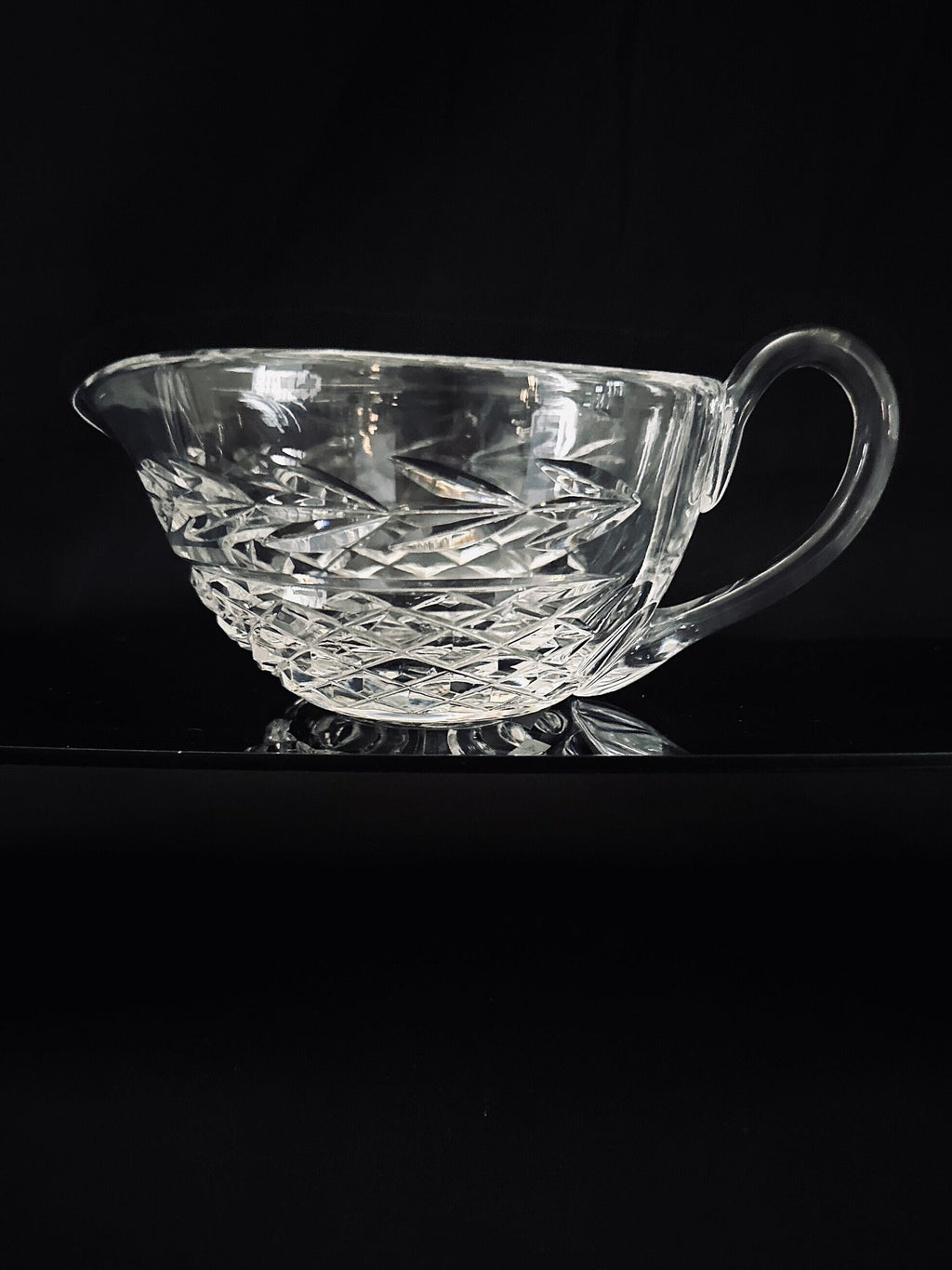 Waterford Glandore Crystal Gravy Sauce Boat