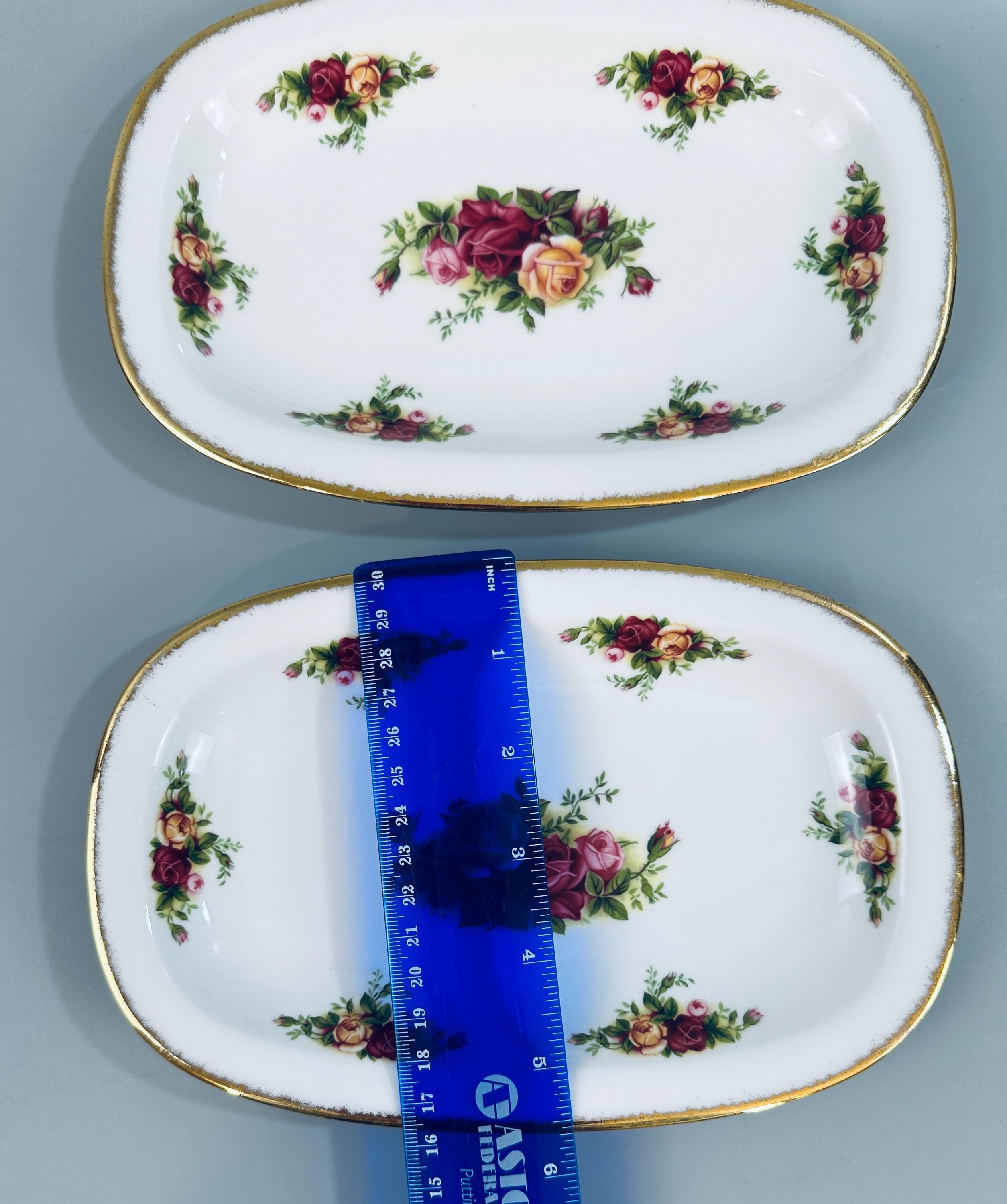 2 Old Country Roses Serving Trays by Royal Albert