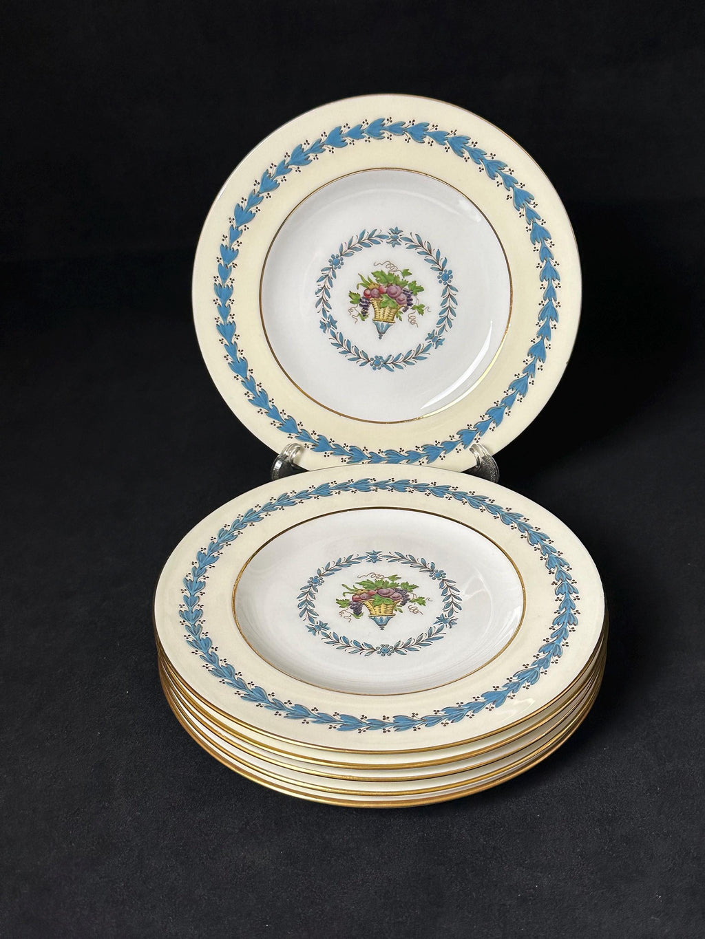 6 Wedgwood Appledore Dessert Plates