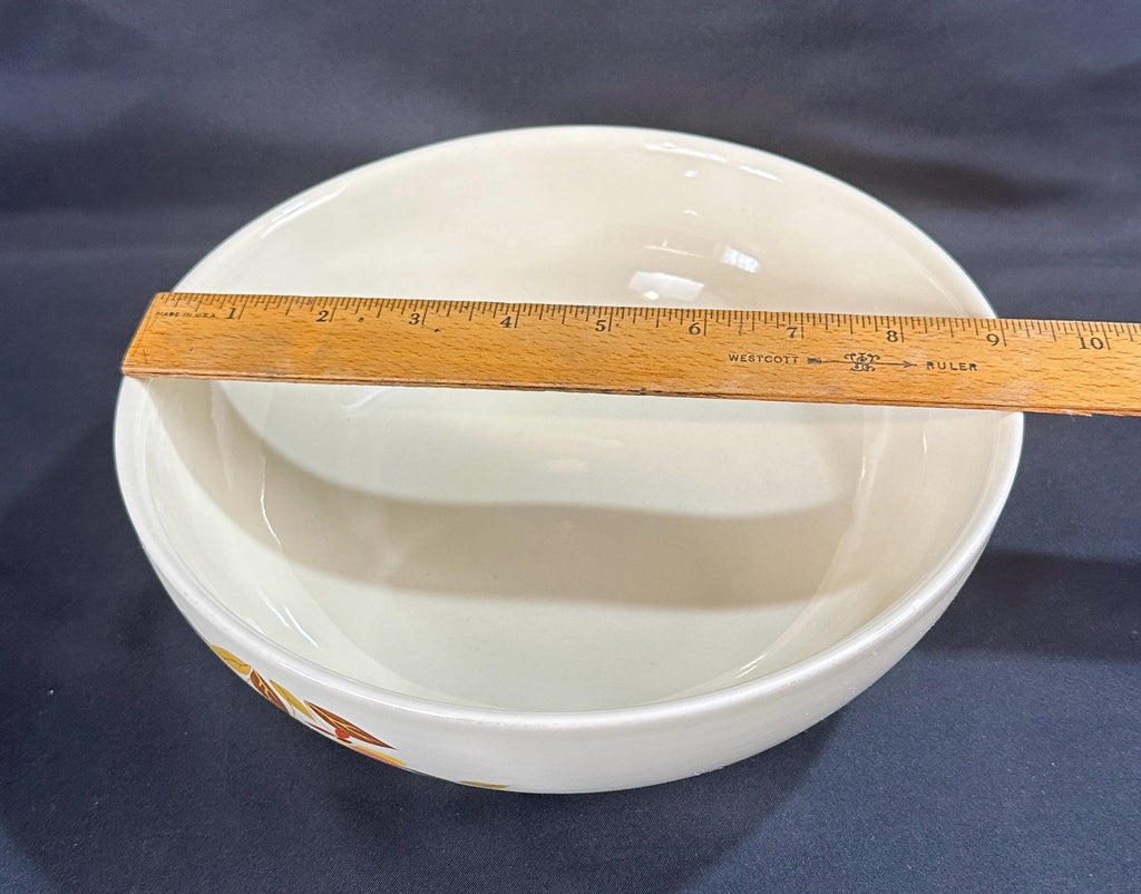Hall Pottery Autumn Leaf Serving Bowl
