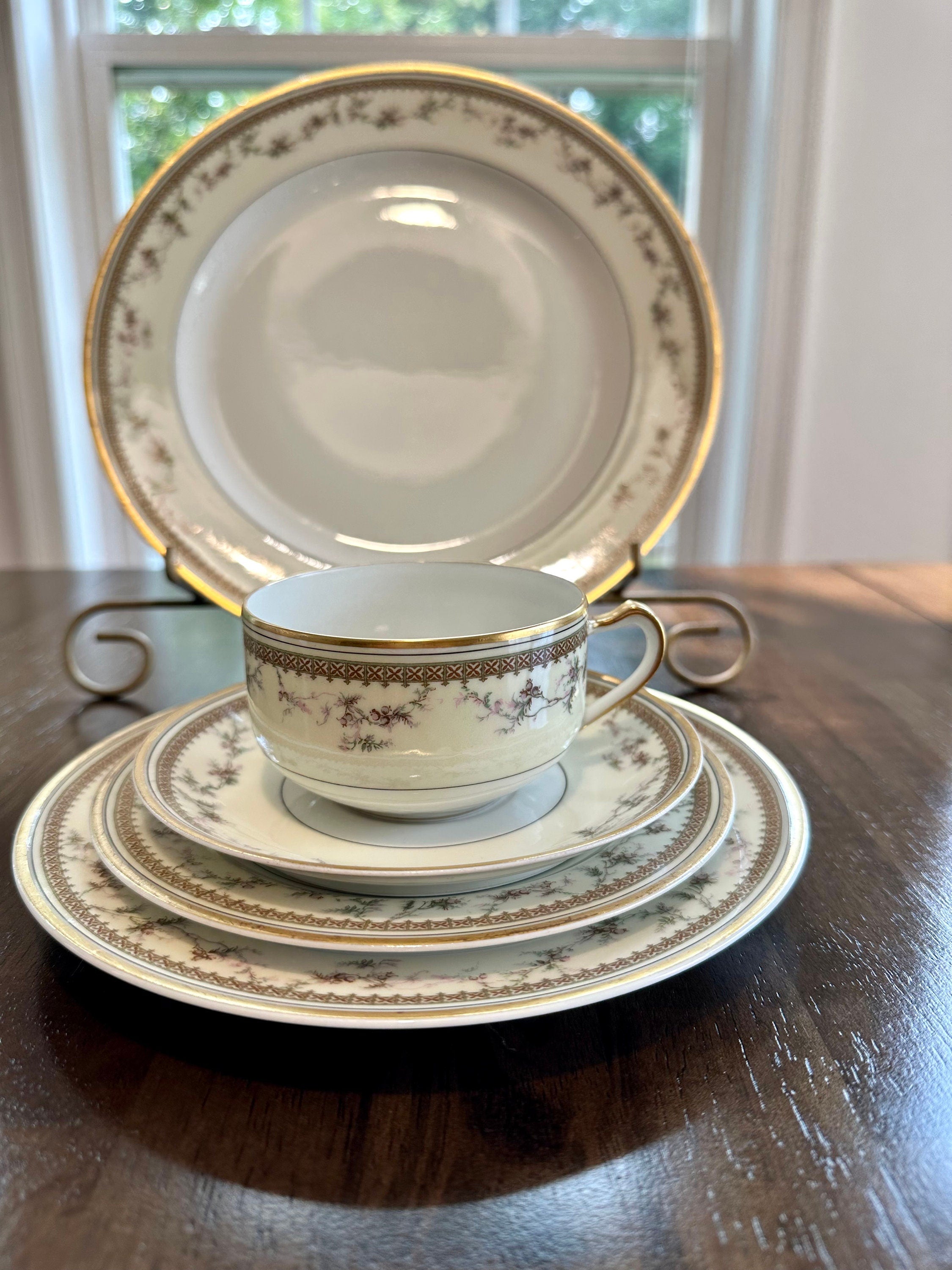 Haviland Limoges Yale 5 Piece Place Settings