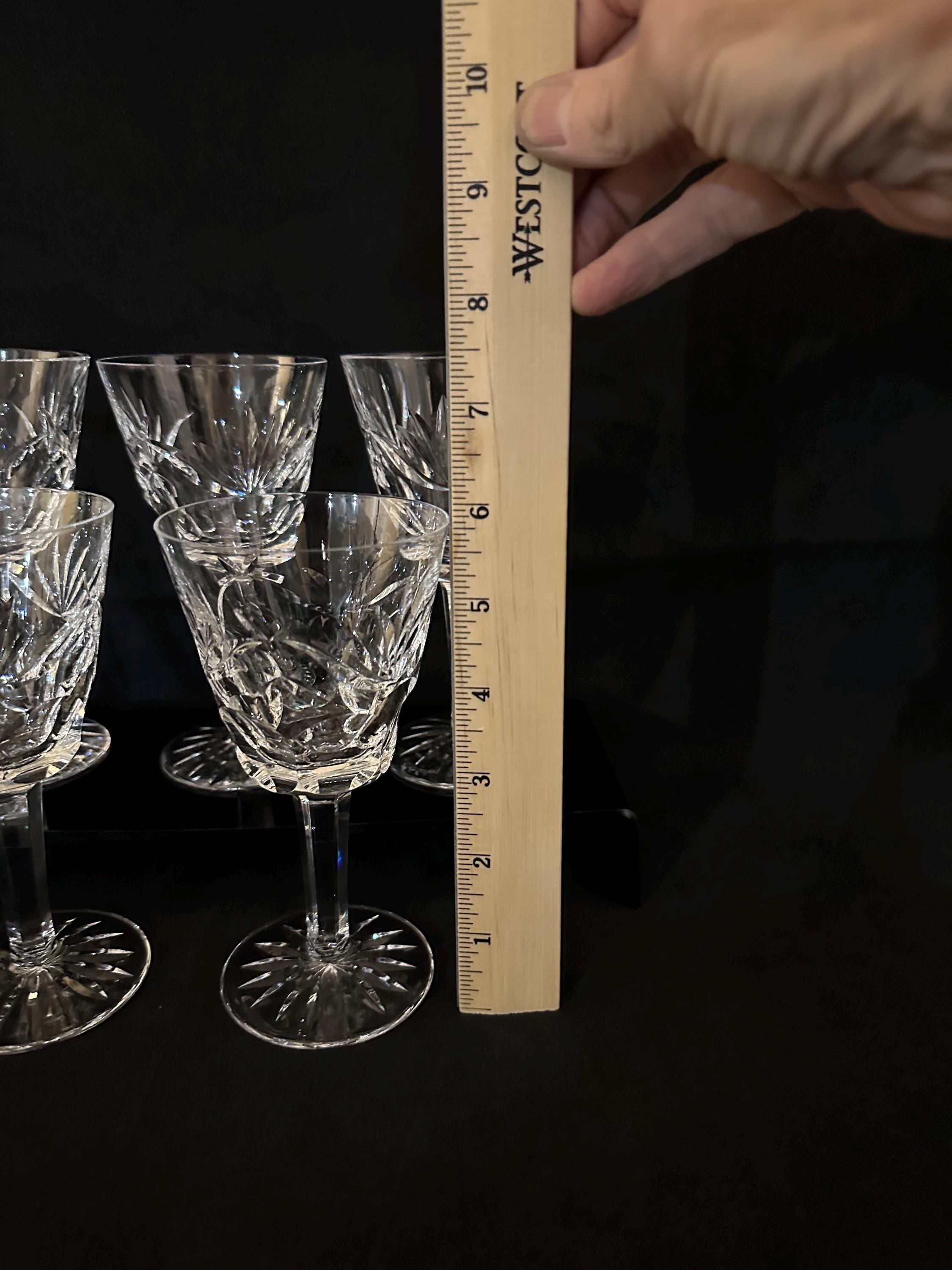 5 Waterford Ashling Claret Glasses