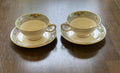 2 Lenox The Autumn Teacups and Saucers