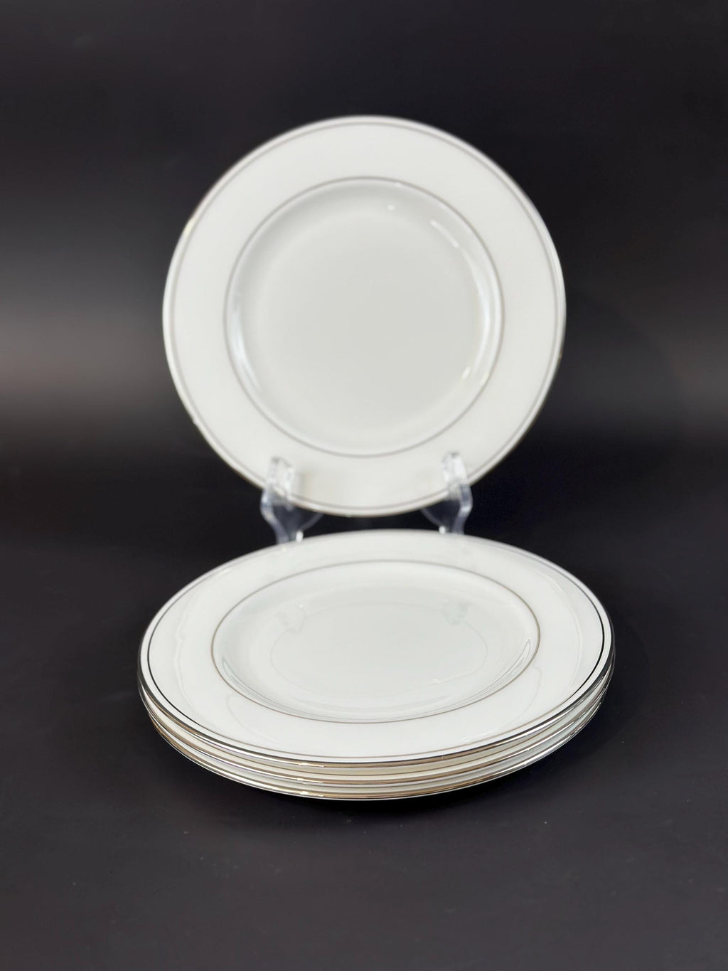 2 Lenox Federal Platinum Dinner Plates
